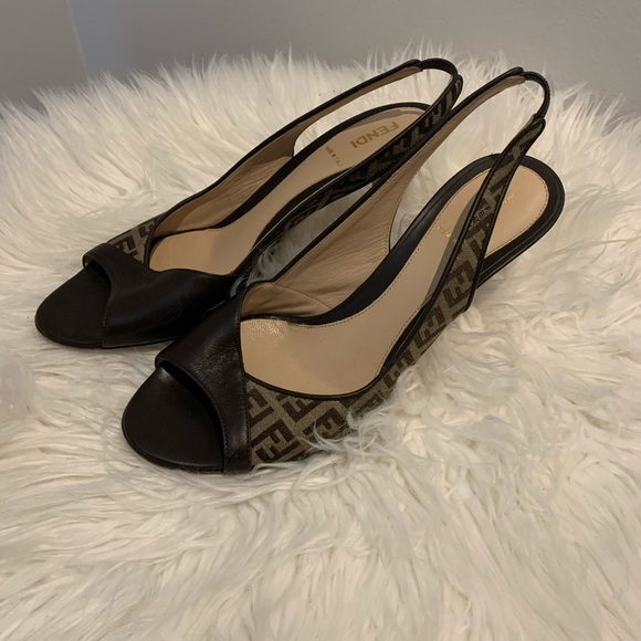 Fendi Shoes - Fendi Zucca Heels